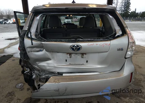 2012 Toyota Prius V Five from USA, damaged, VIN JTDZN3EU8C3013104